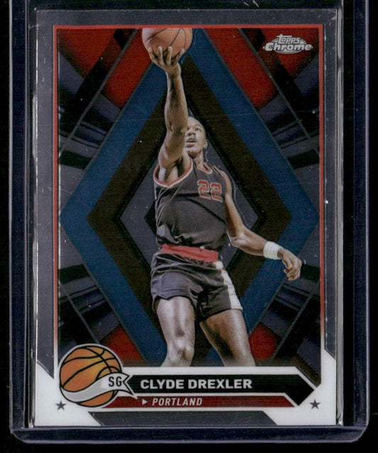 2023-24 Topps Chrome #72 Clyde Drexler