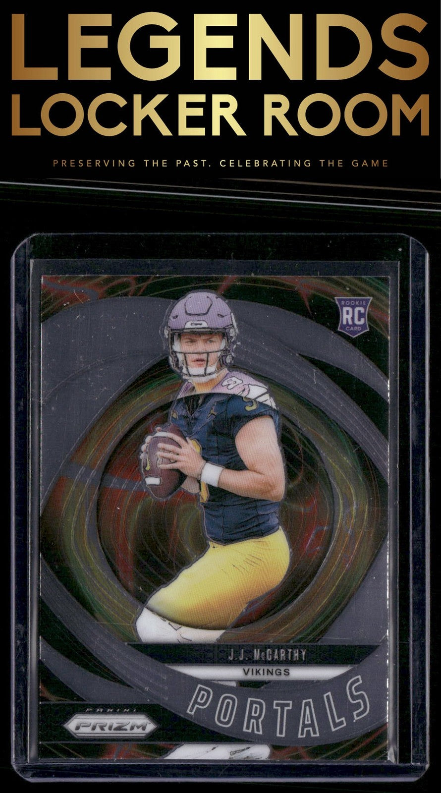 2024 Panini Prizm #7 J.J. McCarthy Portals