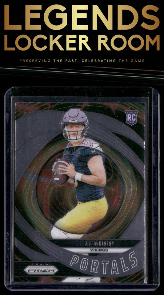 2024 Panini Prizm #7 J.J. McCarthy Portals