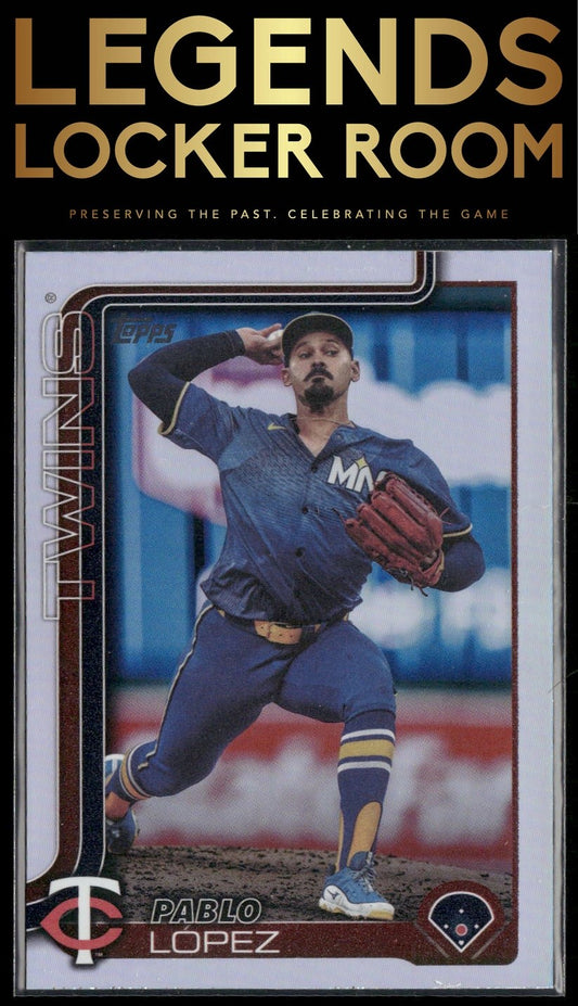 2025 Topps #662 Pablo López Rainbow Foil