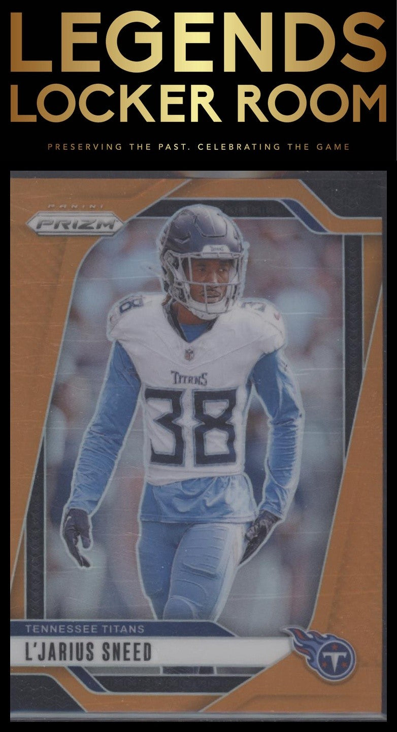 2024 Panini Prizm #283 L'Jarius Sneed Orange #/249