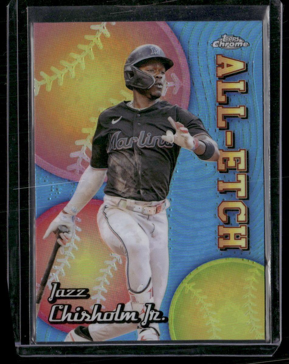 2024 Topps Chrome #CAE-22 Jazz Chisholm Jr. Chrome All-Etch