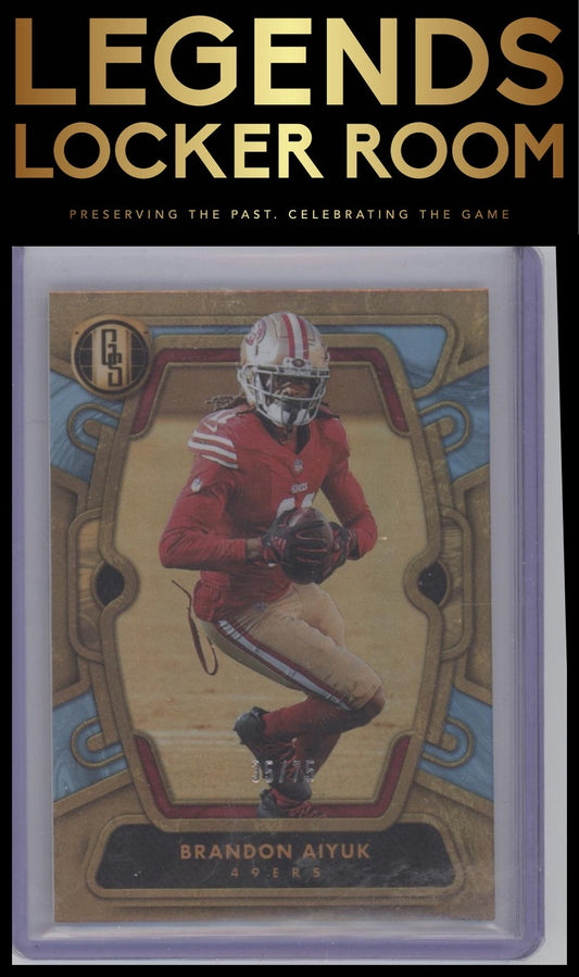 2024 Panini Gold Standard #88 Brandon Aiyuk Platinum #/75