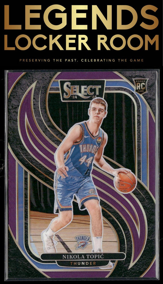 2024-25 Panini Select #171 Nikola Topic Purple Prizm #/99