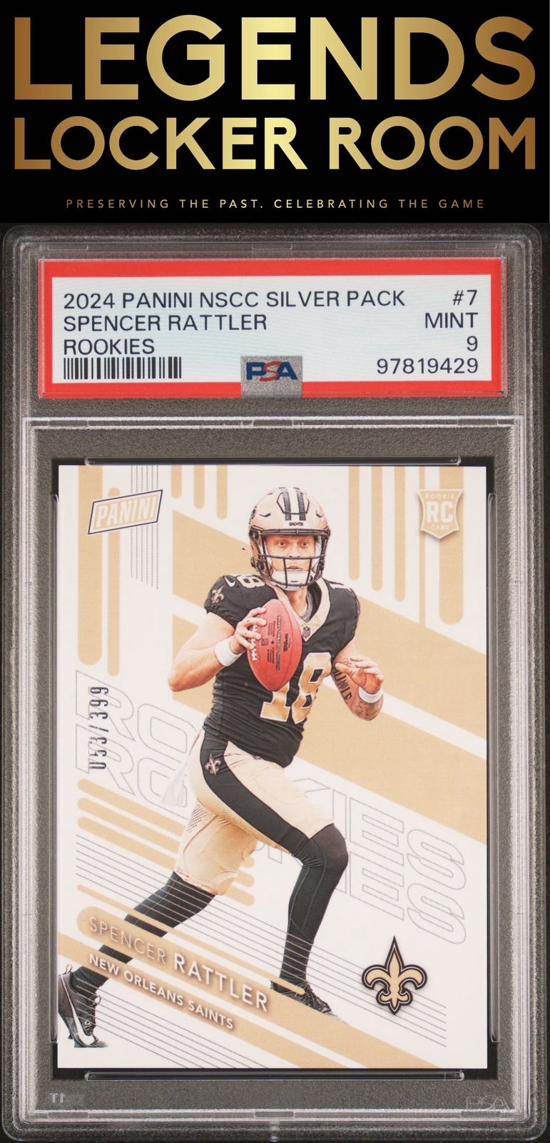 2024 Panini National Sports Convention Rookies Spencer Rattler PSA 9