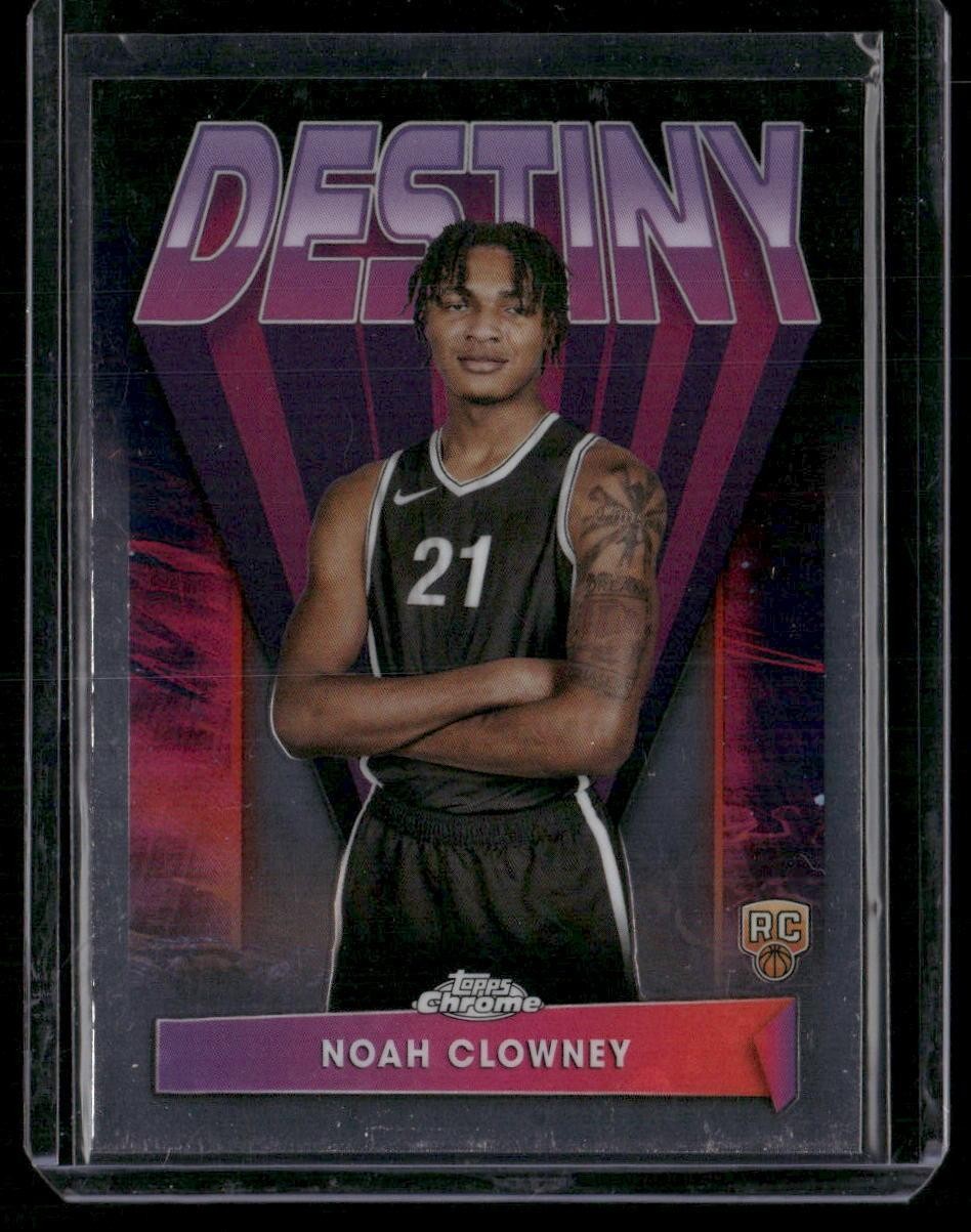 2023-24 Topps Chrome #D-12 Noah Clowney Destiny