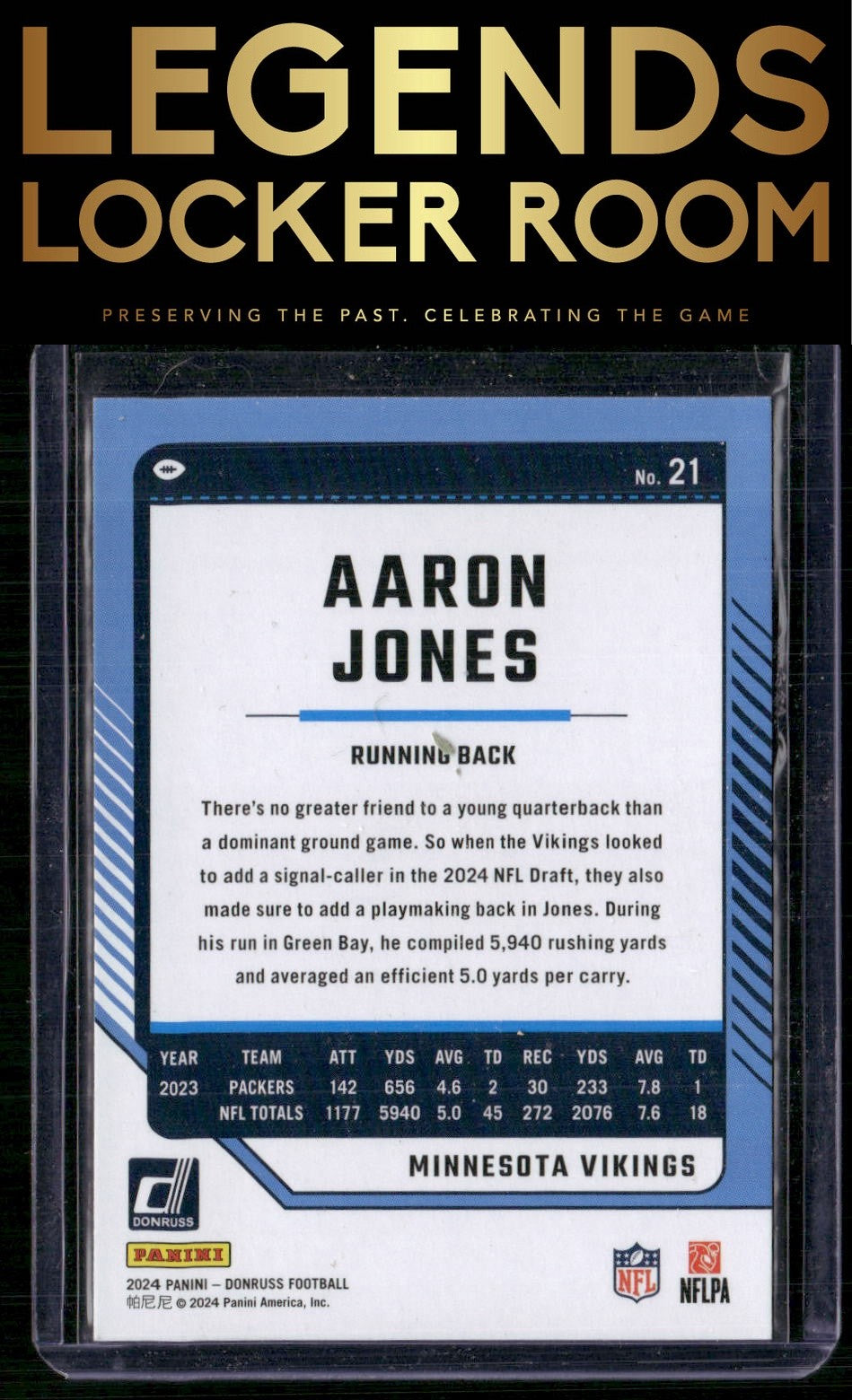 2024 Donruss #21 Aaron Jones