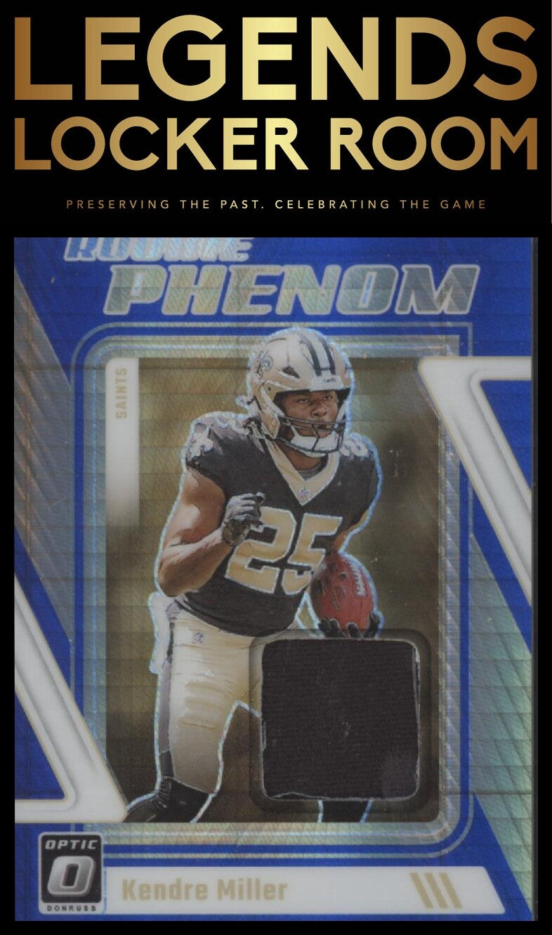 2023 Donruss Optic #RP-KM Kendre Miller Rookie Phenom Blue Hyper