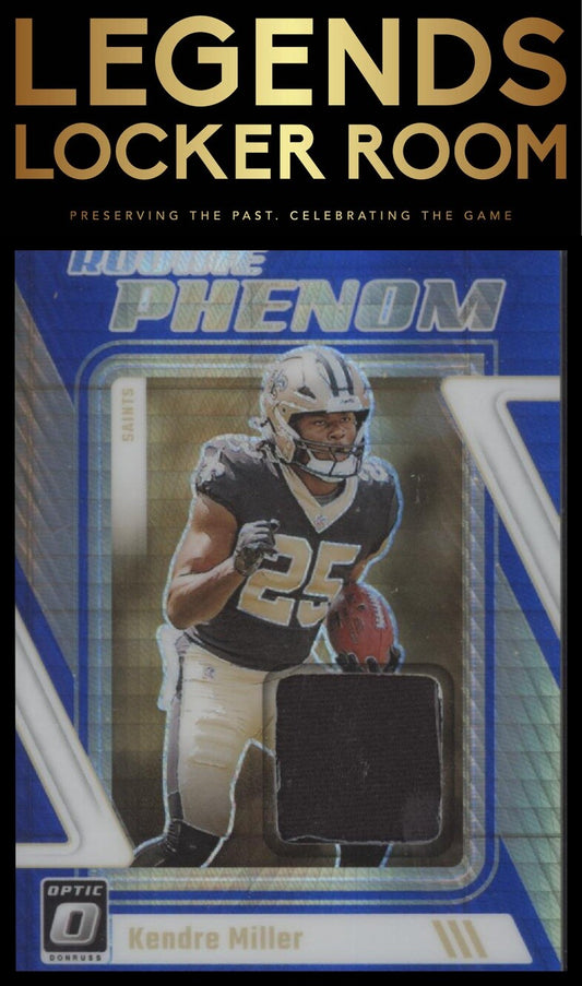2023 Donruss Optic #RP-KM Kendre Miller Rookie Phenom Blue Hyper
