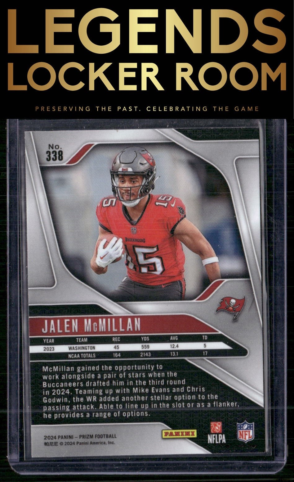 2024 Panini Prizm #338 Jalen McMillan