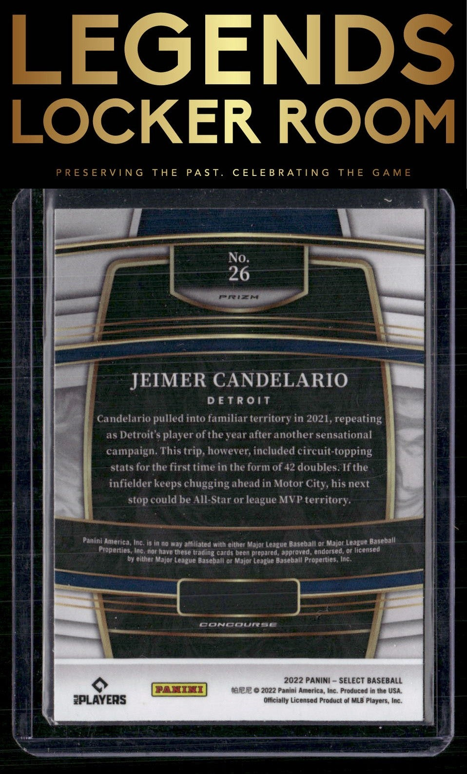 2022 Panini Select #26 Jeimer Candelario Cosmic