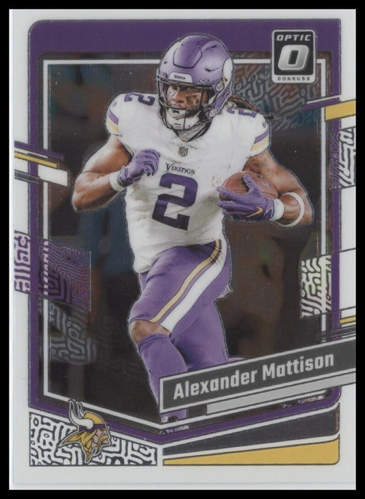 2023 Donruss Optic #121 Alexander Mattison
