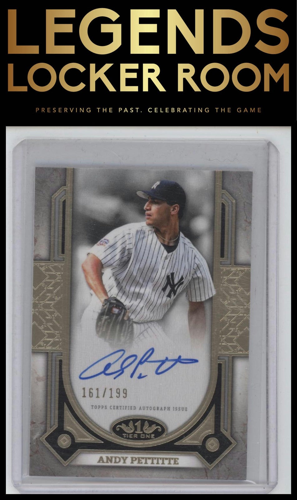 2024 Topps Tier One #PPA-AP Andy Pettitte Prime Performers Autographs /199