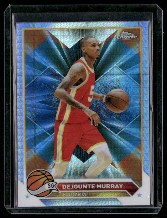 2023-24 Topps Chrome #5 Dejounte Murray Prism Refractors