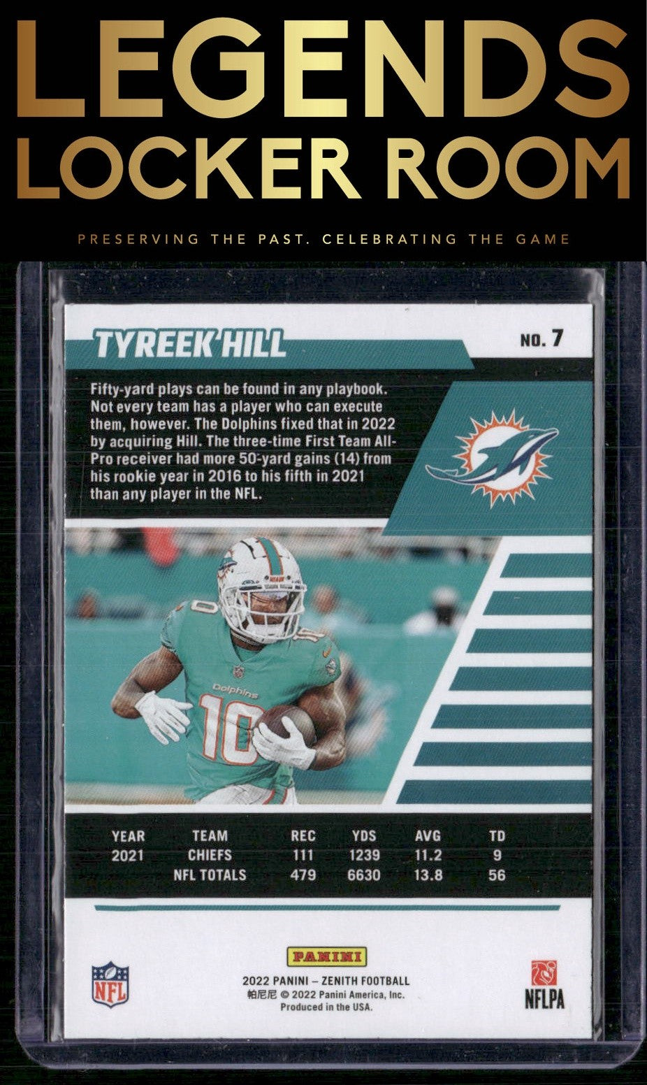 2022 Zenith #7 Tyreek Hill Retail