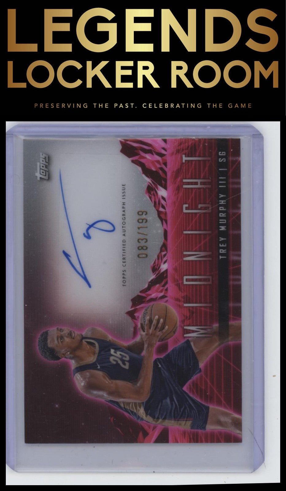 2023-24 Topps Midnight Trey Murphy III Horizon Signatures Twilight Max #/199