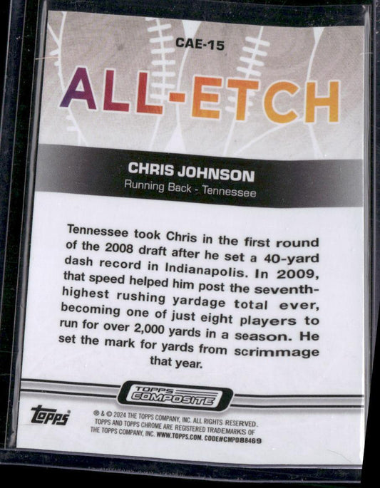 2023 Topps Composite #CAE-15 Chris Johnson Chrome All Etch