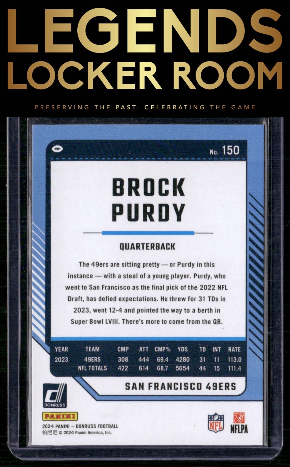 2024 Donruss #150 Brock Purdy