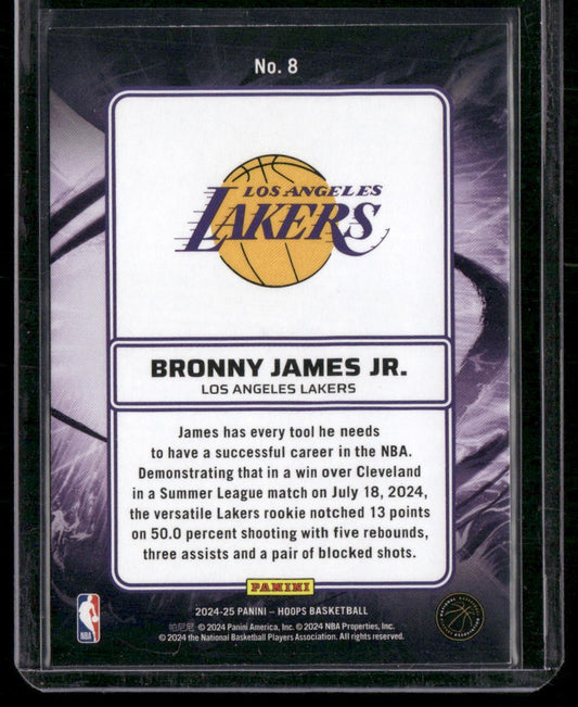 2024-25 Hoops #8 Bronny James Jr. Ignition