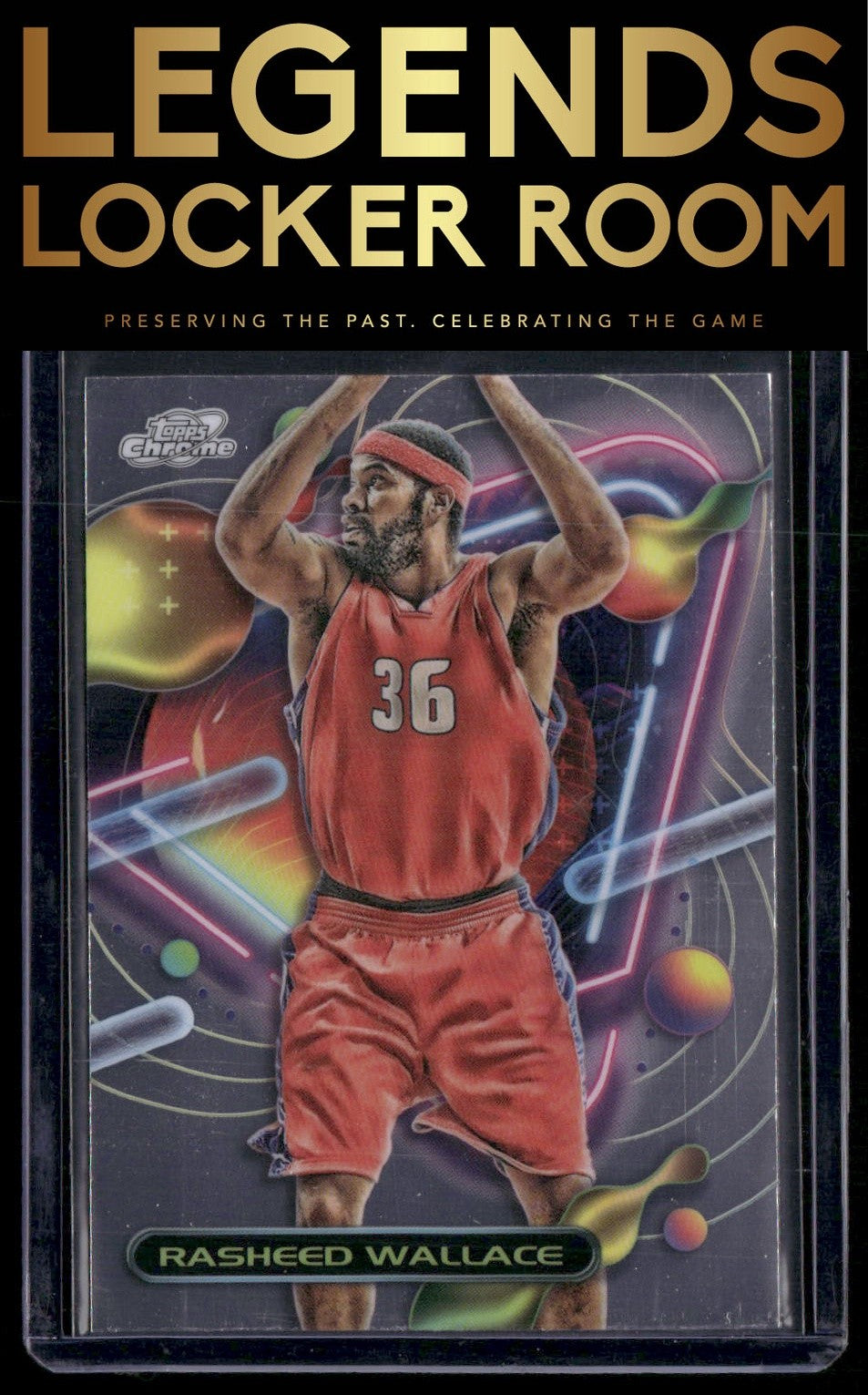2023-24 Topps Chrome Cosmic #42 Rasheed Wallace