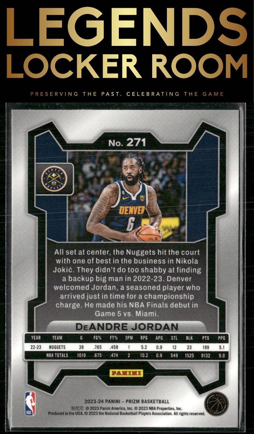 2023-24 Panini Prizm #271 DeAndre Jordan