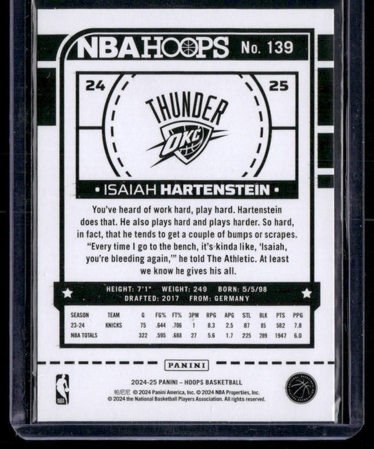 2024-25 Hoops #139 Isaiah Hartenstein