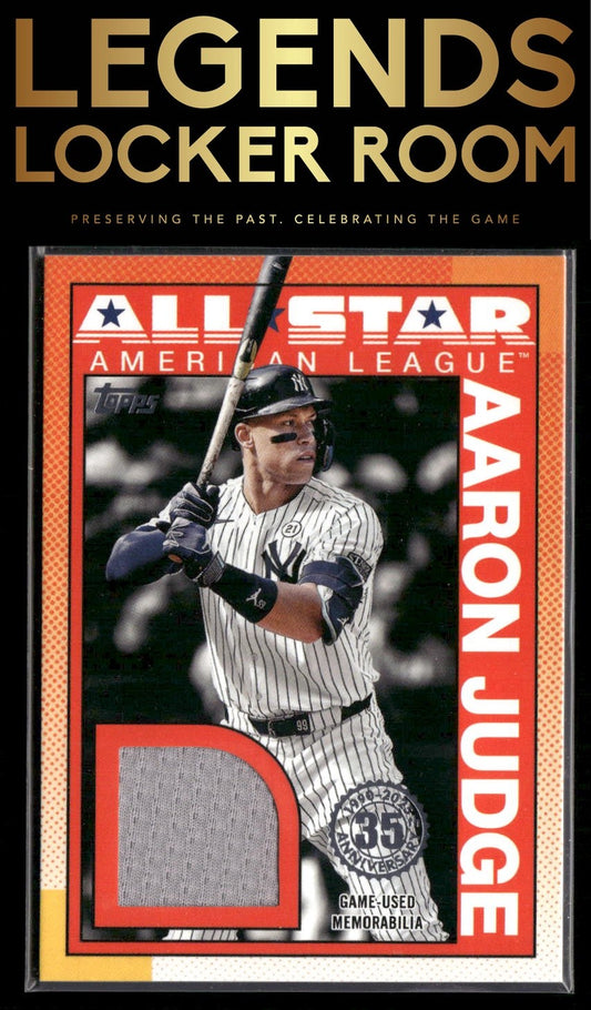 2025 Topps Aaron Judge 1990 Topps Baseball 35th All-Stars Relics