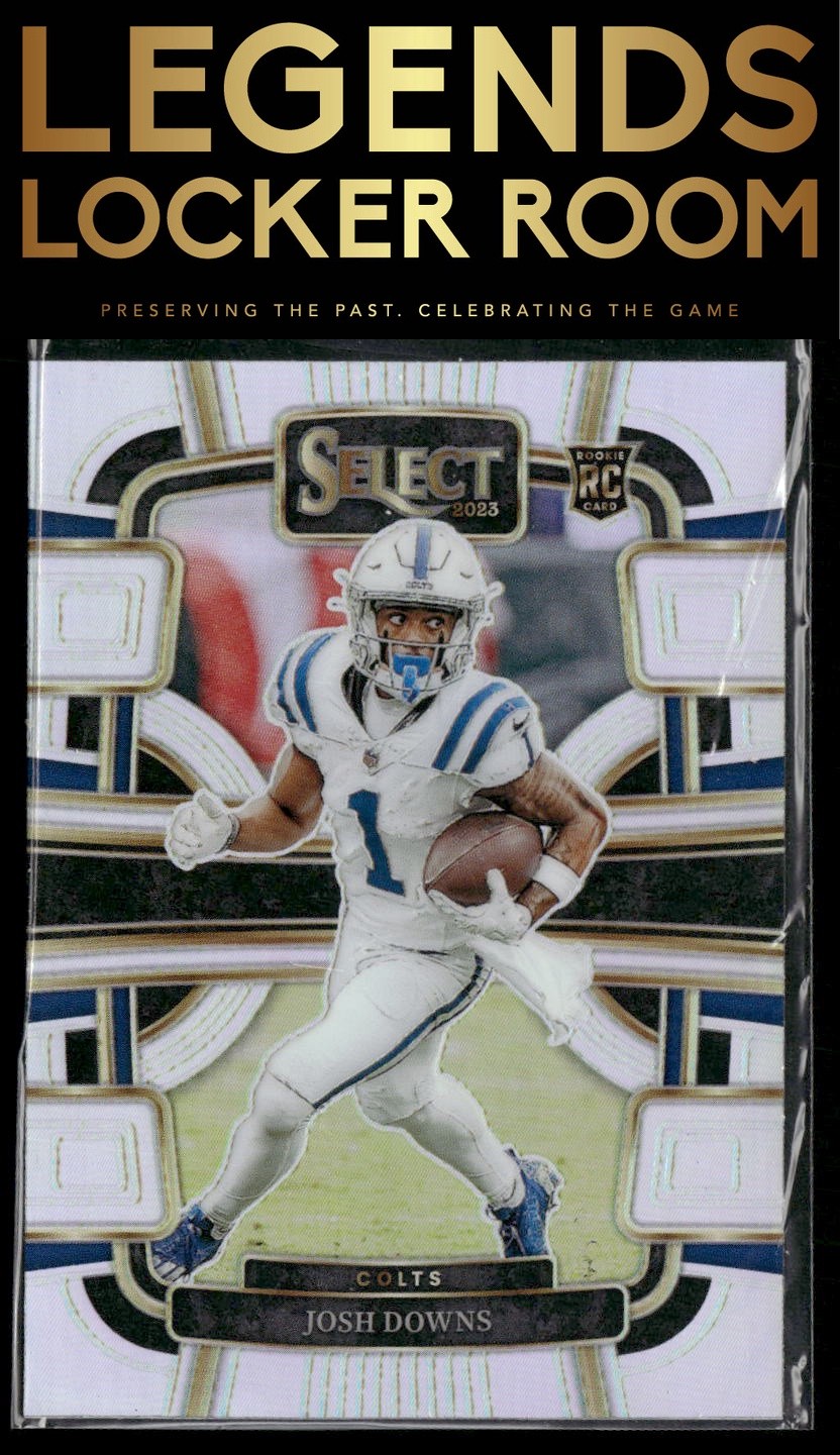 2023 Panini Select #44 Josh Downs Silver Prizms