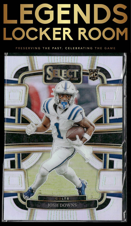 2023 Panini Select #44 Josh Downs Silver Prizms