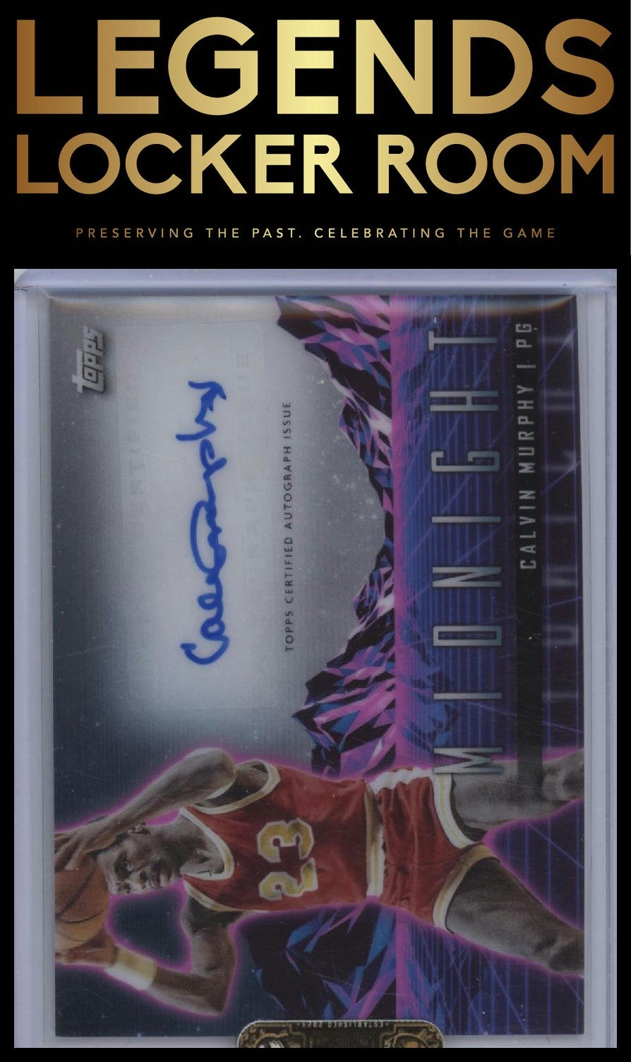 2023-24 Topps Midnight #HS-CM Calvin Murphy Horizon Signatures