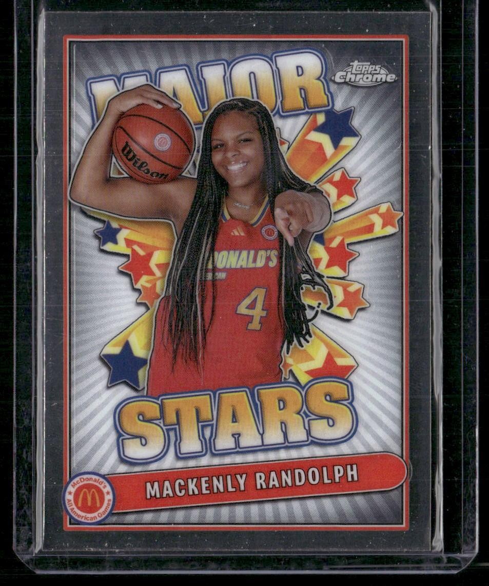 2024 Topps Chrome McDonald All-American Mackenly Randolph Major Stars