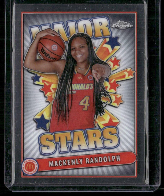 2024 Topps Chrome McDonald All-American Mackenly Randolph Major Stars