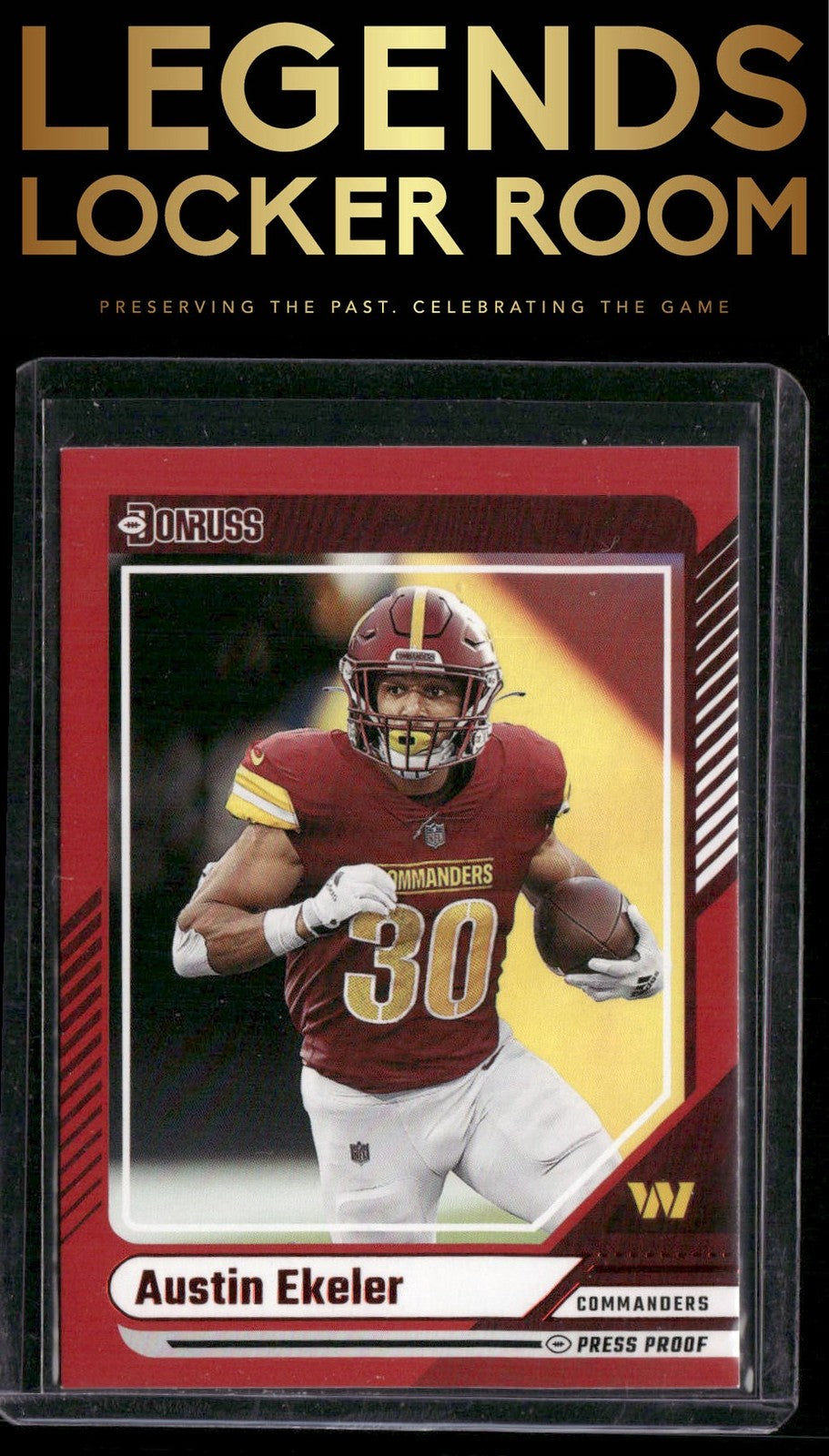 2024 Donruss #1 Austin Ekeler Press Proof Red