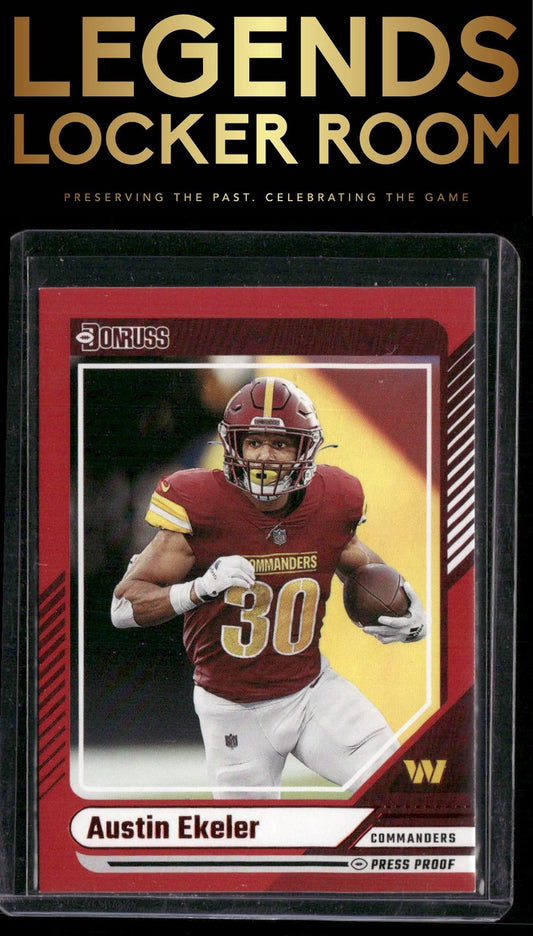 2024 Donruss #1 Austin Ekeler Press Proof Red