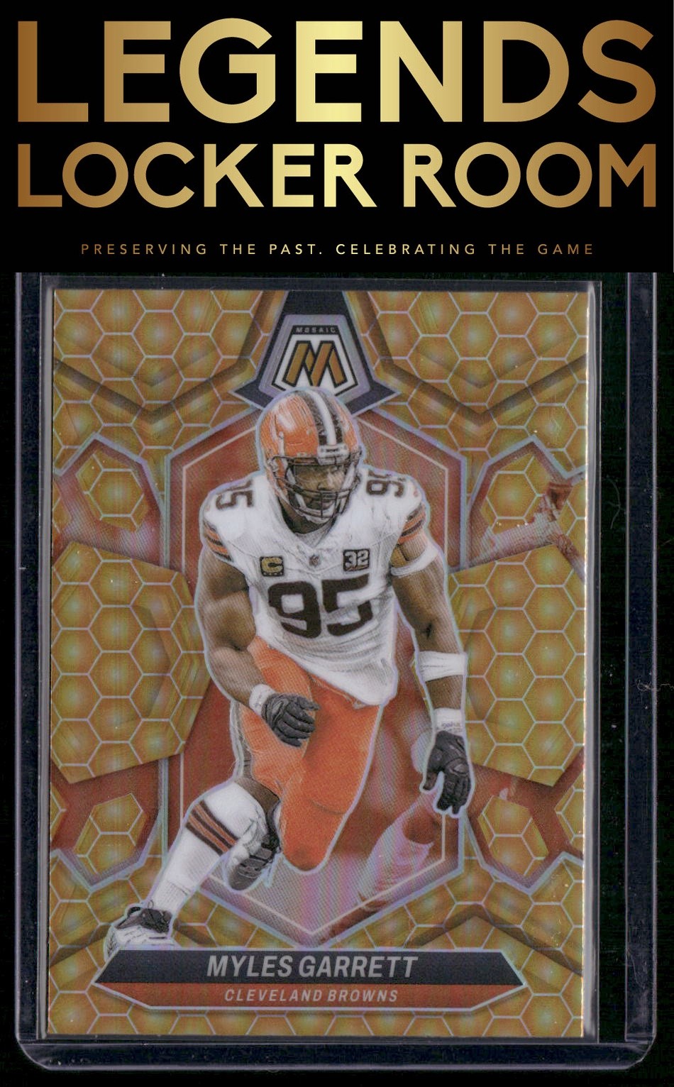 2024 Panini Mosaic #55 Myles Garrett Honeycomb