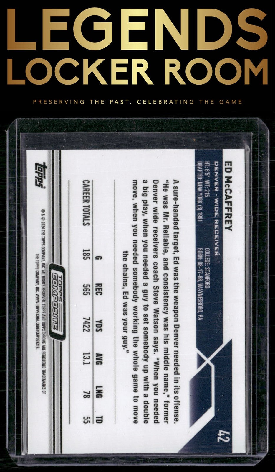 2023 Topps Composite #42 Ed McCaffrey