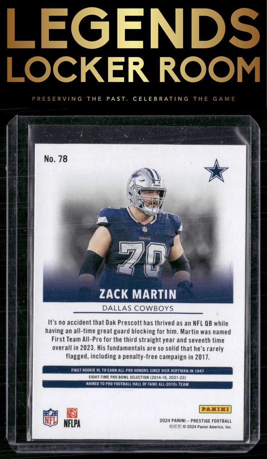 2024 Panini Prestige #78 Zack Martin