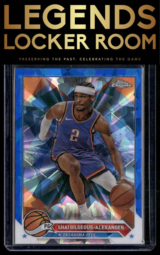 2023-24 Topps Chrome Sapphire Edition #53 Shai Gilgeous-Alexander