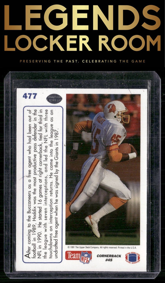 1991 Upper Deck #477b Wayne Haddix