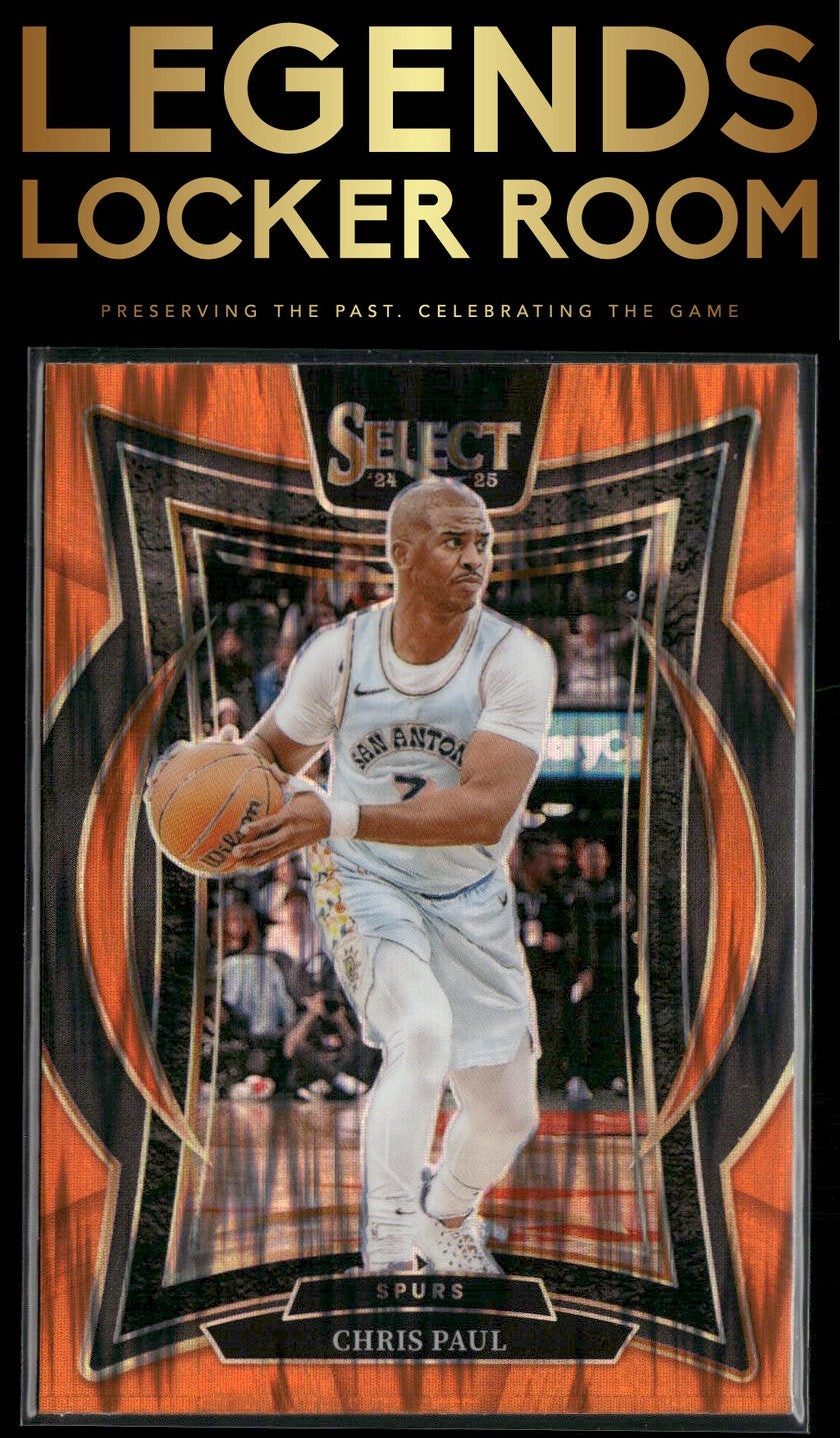 2024-25 Panini Select #22 Chris Paul Orange Tectonic Prizm