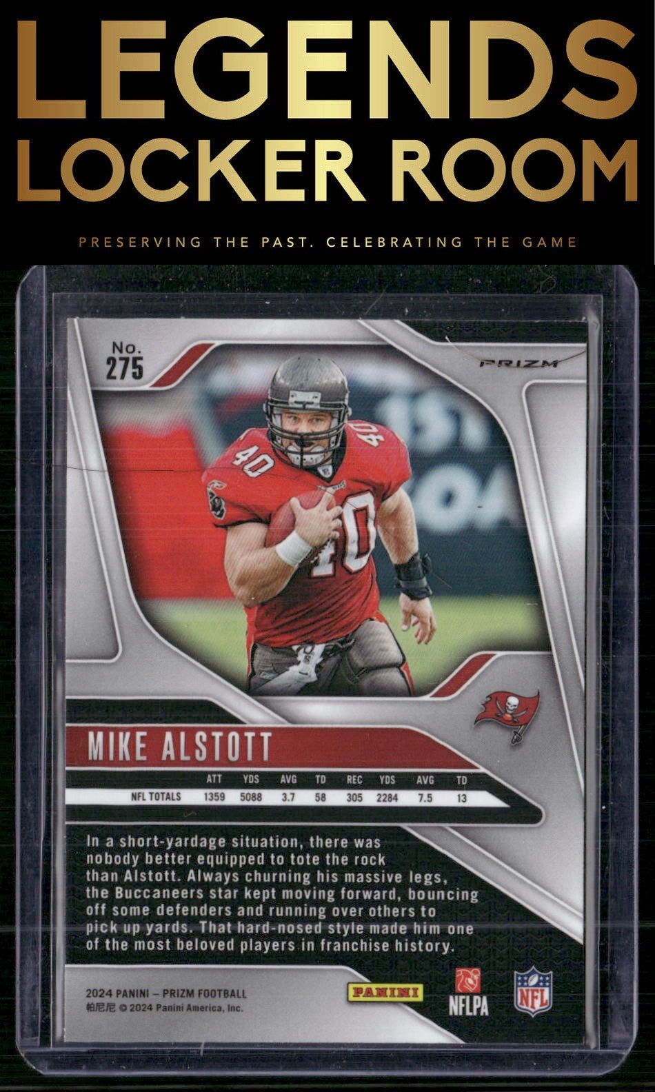 2024 Panini Prizm #275 Mike Alstott Silver