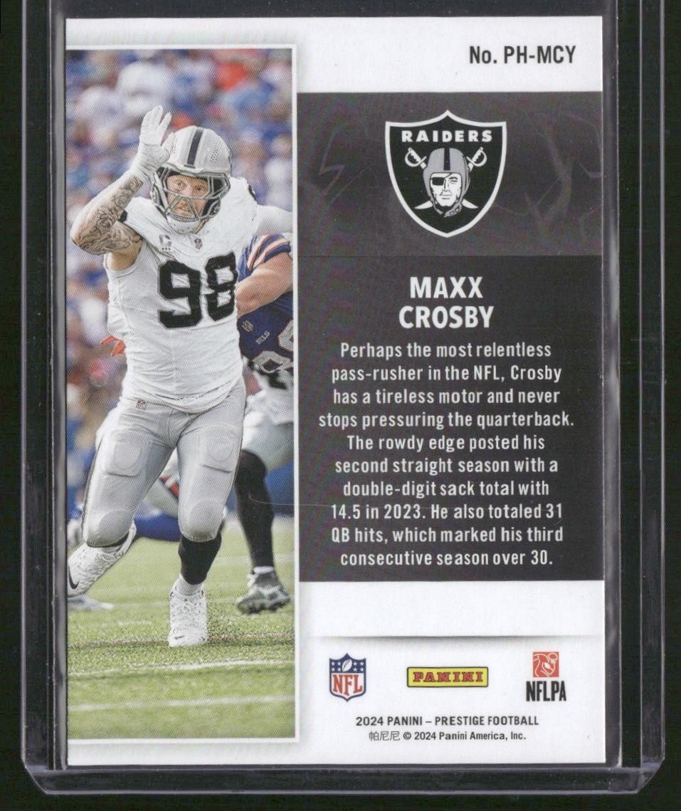 2024 Panini Prestige #PH-MCY Maxx Crosby Power House