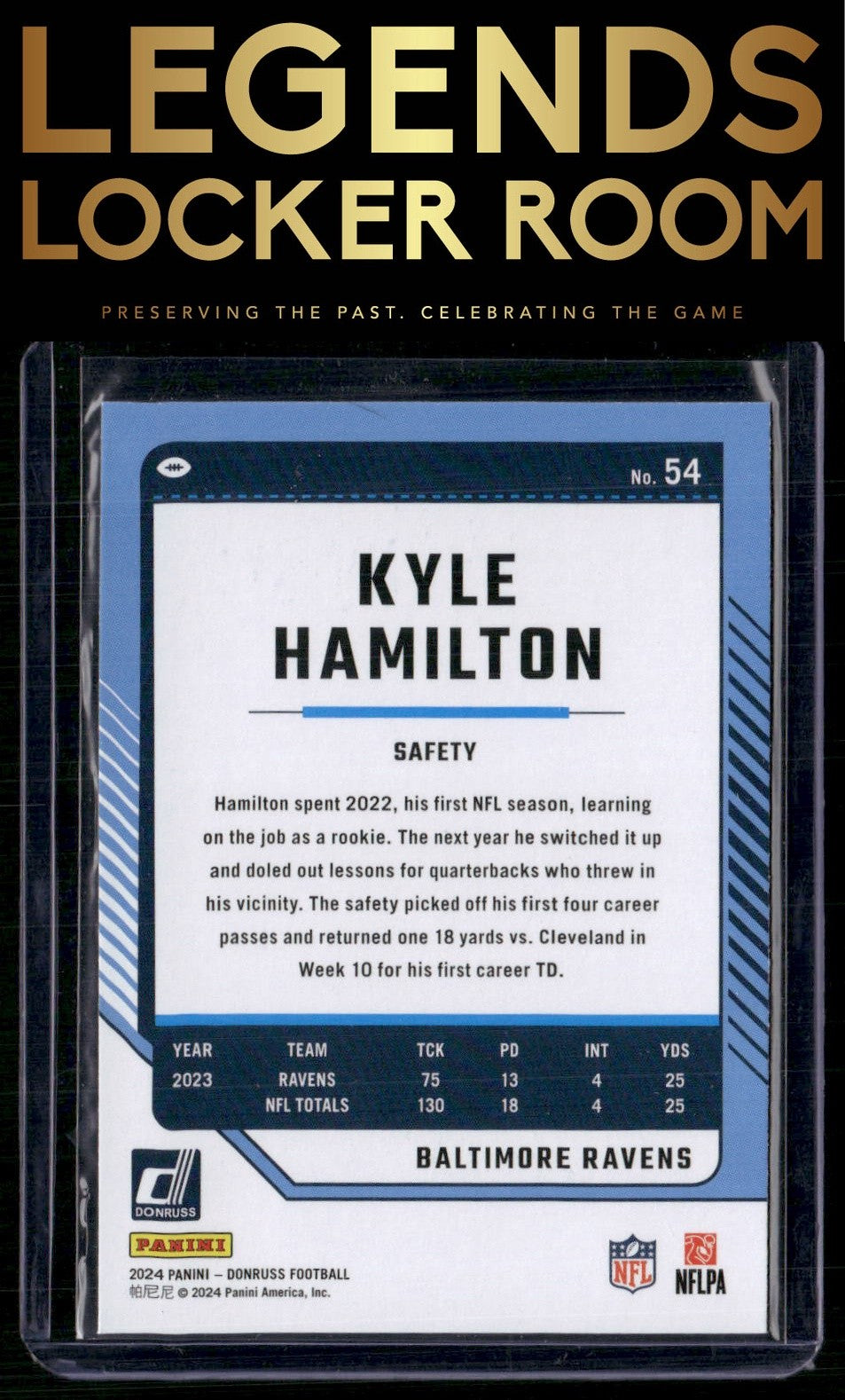 2024 Donruss #54 Kyle Hamilton