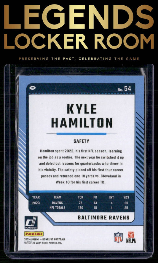 2024 Donruss #54 Kyle Hamilton