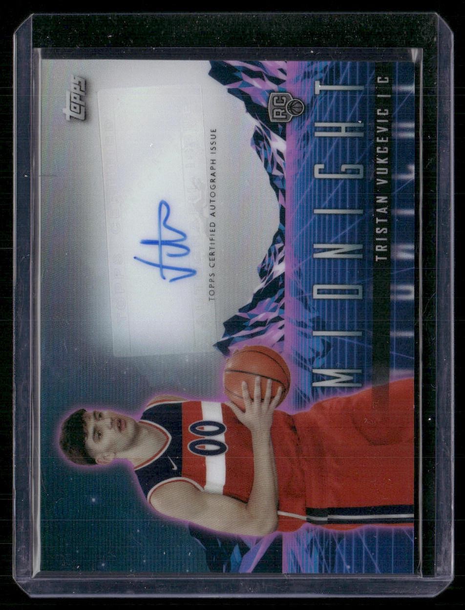 2023-24 Topps Midnight #RHS-TV Tristan Vukcevic Rookie Horizon Signatures