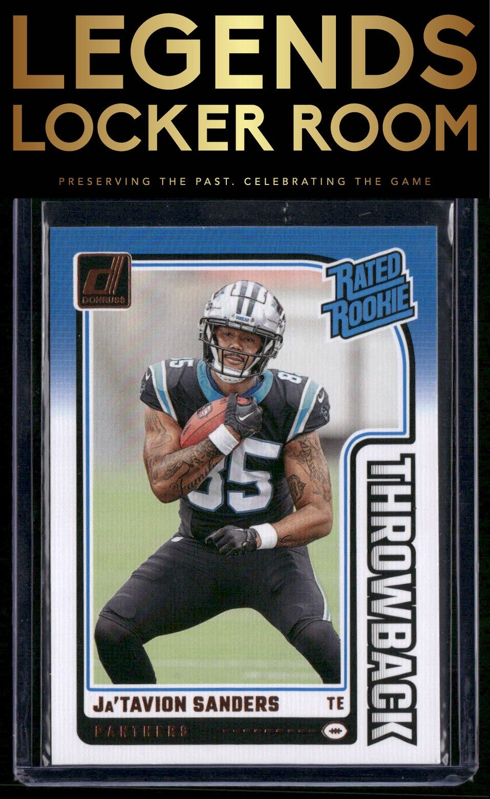 2024 Donruss #26 Ja'Tavion Sanders Rated Rookies Throwback