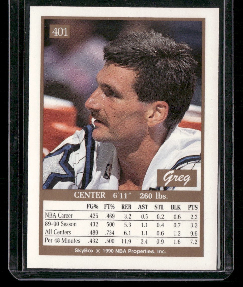 1990-91 SkyBox #401 Greg Kite