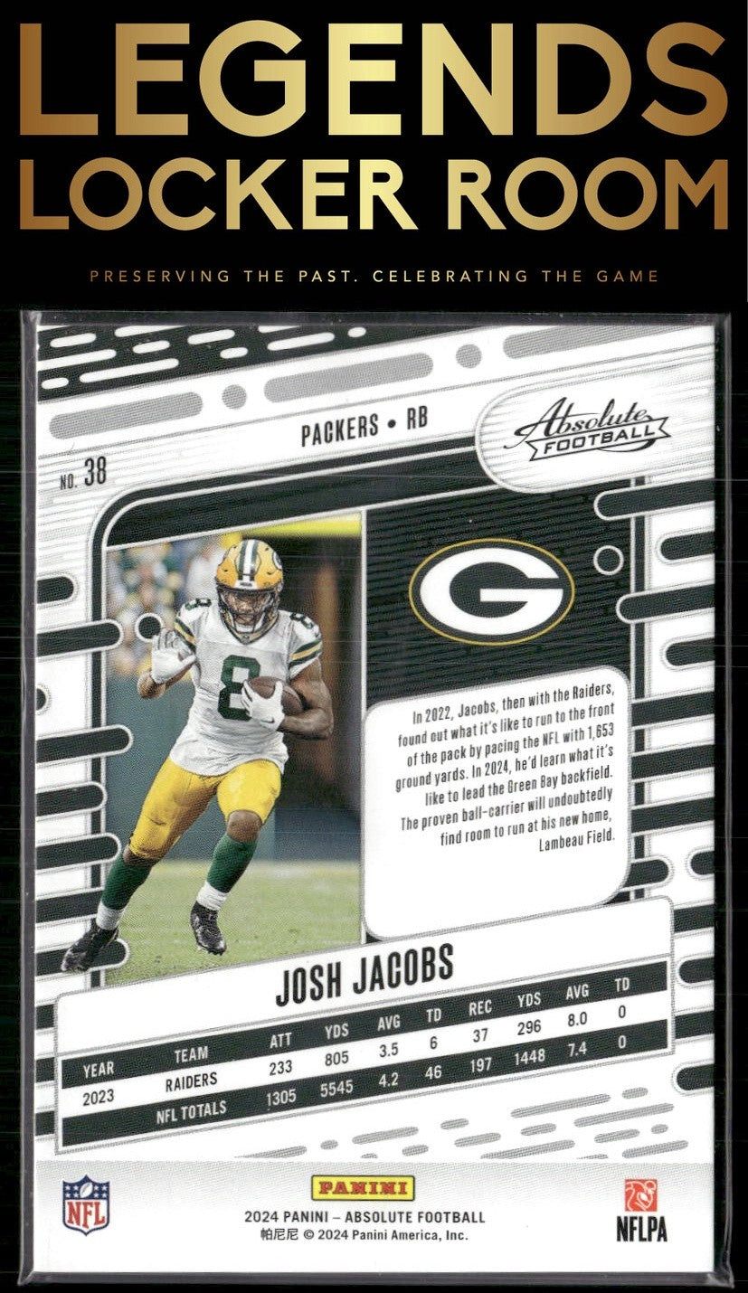 2024 Panini Absolute #38 Josh Jacobs