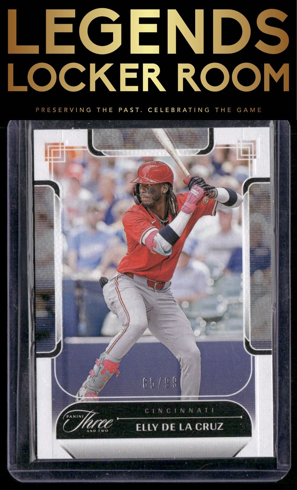 2024 Panini Three and Two #16 Elly De La Cruz #/99