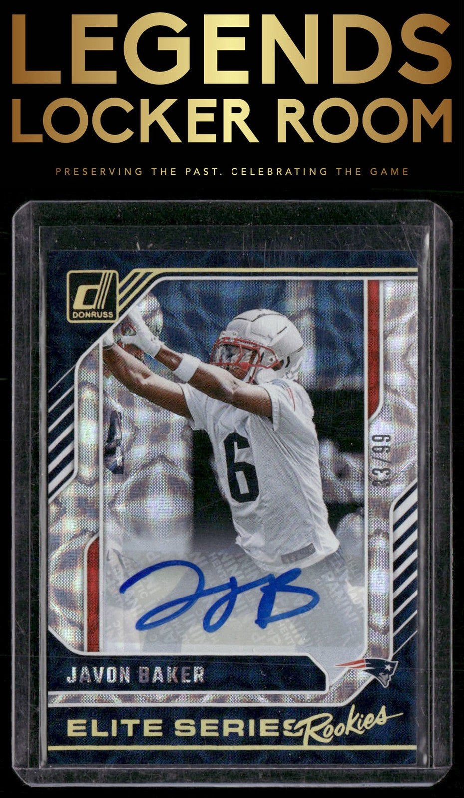 2024 Donruss #26 Javon Baker The Elite Series Rookies Autographs #/99